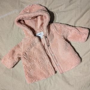 *4/$20* Baby Girl Fuzzy Pink Jacket